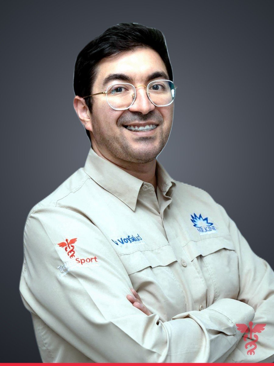 Klgo. Salvador Bustos, kinesiólogo, director clínico y socio fundador de TraumSport